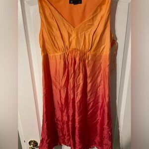 Orange Ombré Dress Sz 8